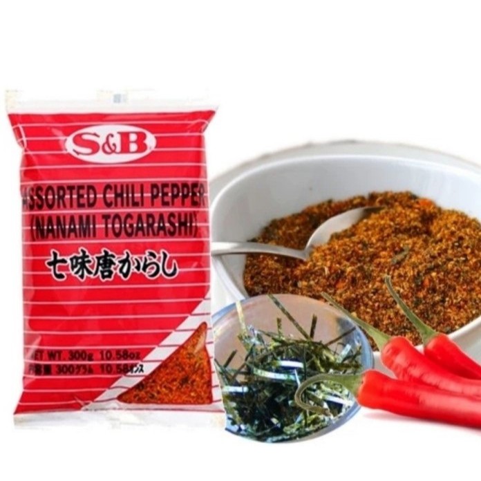 

S&B NANAMI Togarashi Assorted Chili Pepper/ Bubuk Cabe Original Jepang 300gr