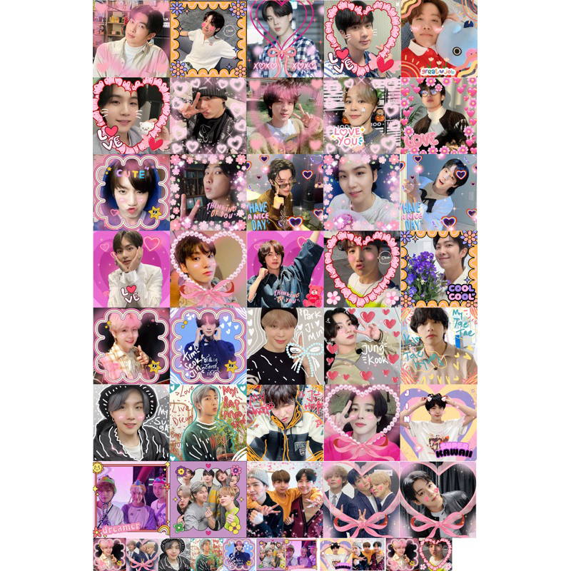 

stiker Mail Kpop bts (50pcs)/ stiker freebies Kpop / stiker bts / stiker nct