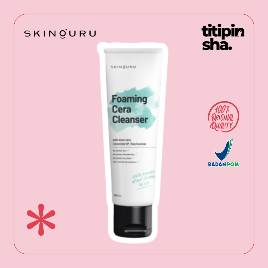 Skinouru Foaming Cera Cleanser / Gentle Skin Cleanser / Pembersih Muka Kulit Sensitif | 100 ml