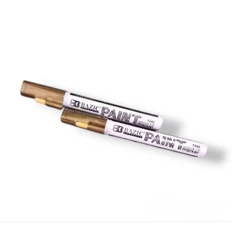 

spidol emas cat putih paint marker gold white (pcs)