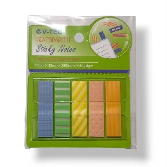 

pembatas kertas tempel index memo sticky notes pattern ( 1 pc)