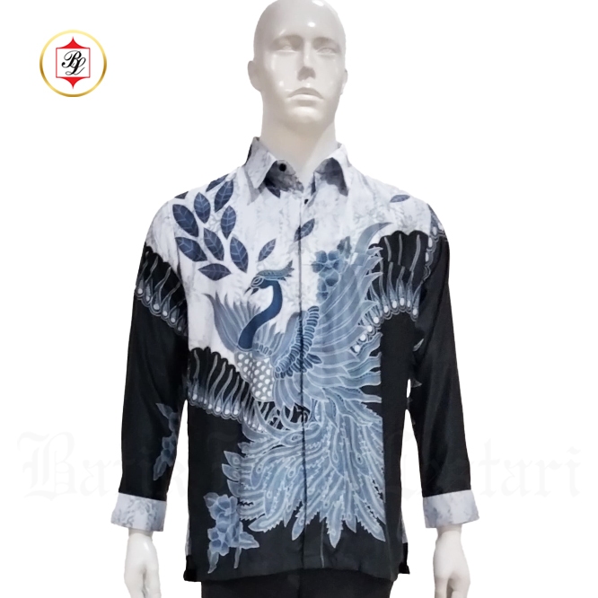 Batik Bali Lestari  Batik Dobby Pria lengan panjang