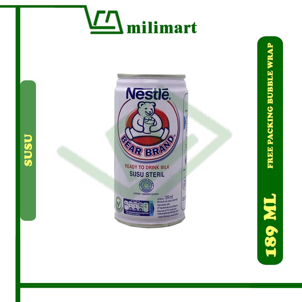 

SUSU SAPI STERIL SIAP MINUM BERUANG BEAR BRAND 189 ML