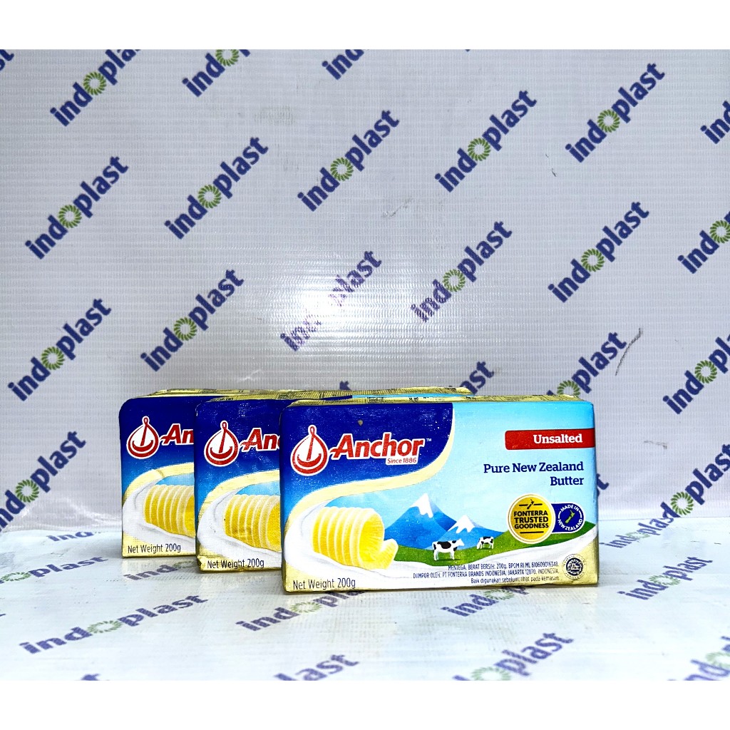 

Anchor Unsalted Butter Pats / Mentega Tawar - 227 g