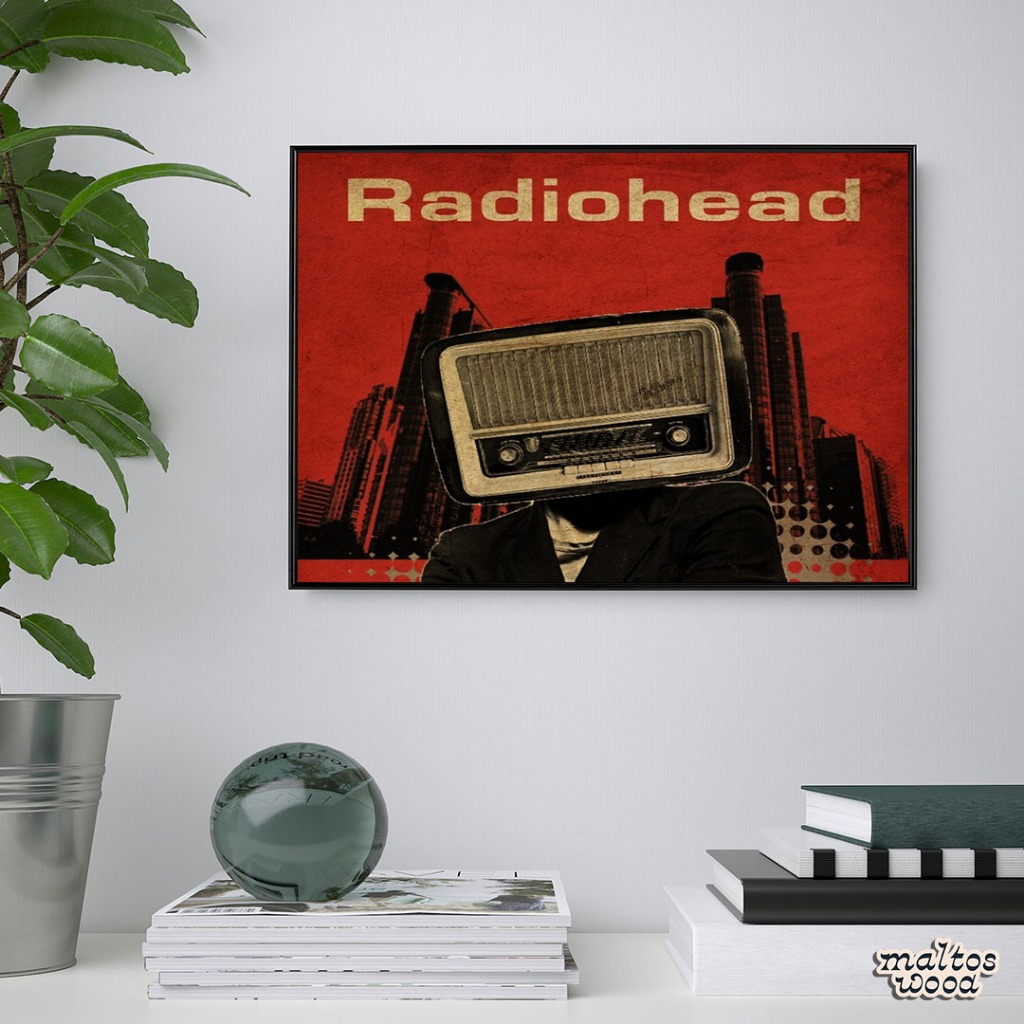 Poster Radiohead + Frame (Landscape)