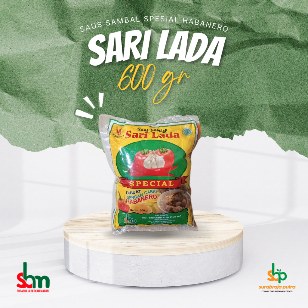 

Saus Sambal Sari Lada 600 gr / Saus Cabai / Saus Cirebon / Saus Ubi