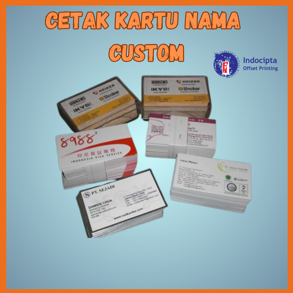 

Kartu Nama Custom- FREE DESIGN!