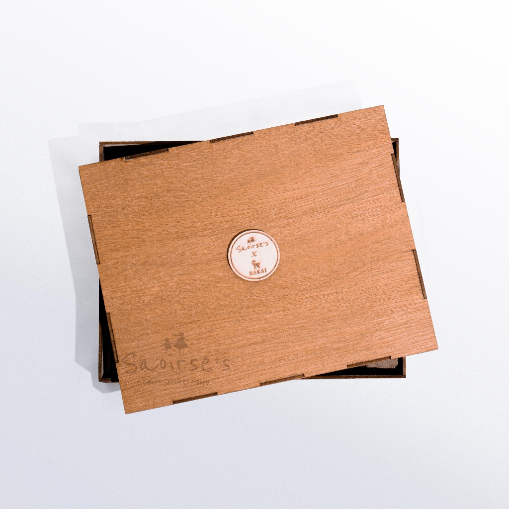 

Saoirse's Wooden Box Packaging untuk Kado Kotak Hadiah Hampers Gift Free Kartu Ucapan