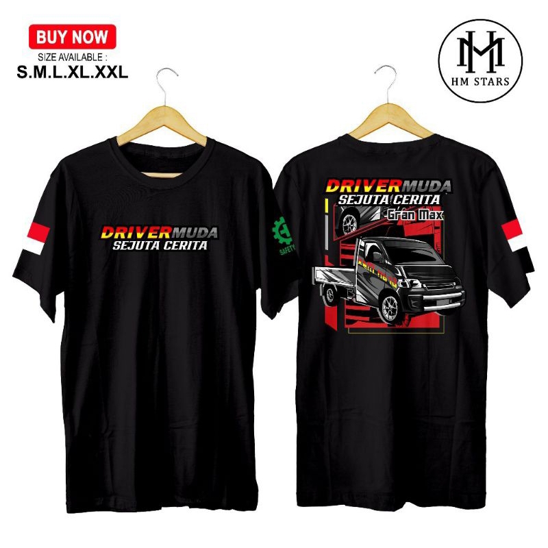 kaos Driver Muda V6 /Baju T-shirt Driver Muda Sejuta Cerita Gran max