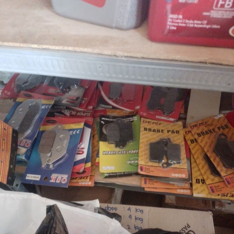 kabel kopling seling- stik kawat-karet usus boot kaliper kampas rem depan/belakang tromol revo supa 