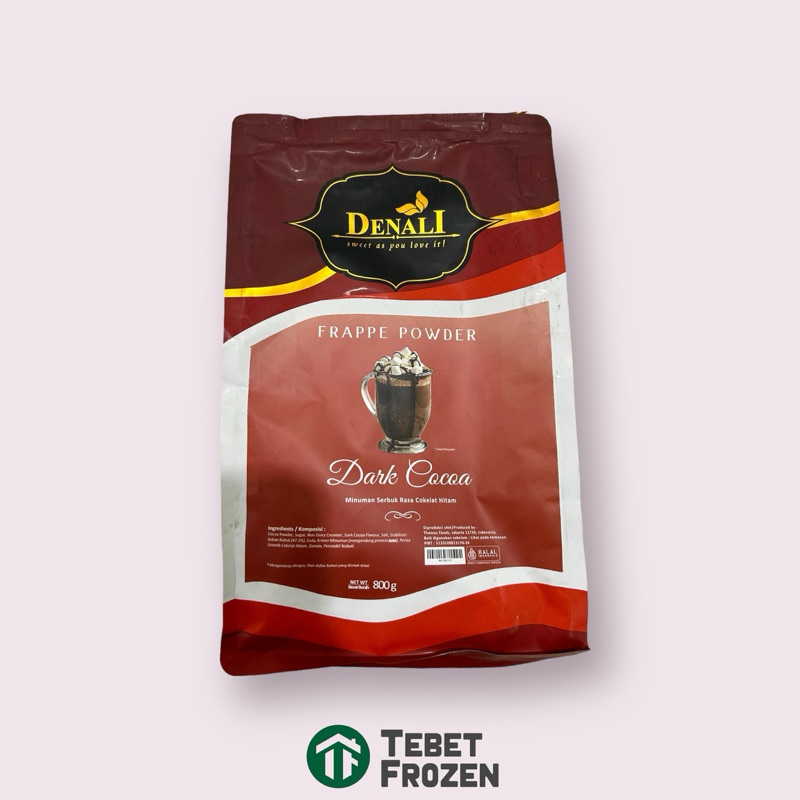 

DENALI DARK CHOCO POWDER 800GR - TEBET FROZEN