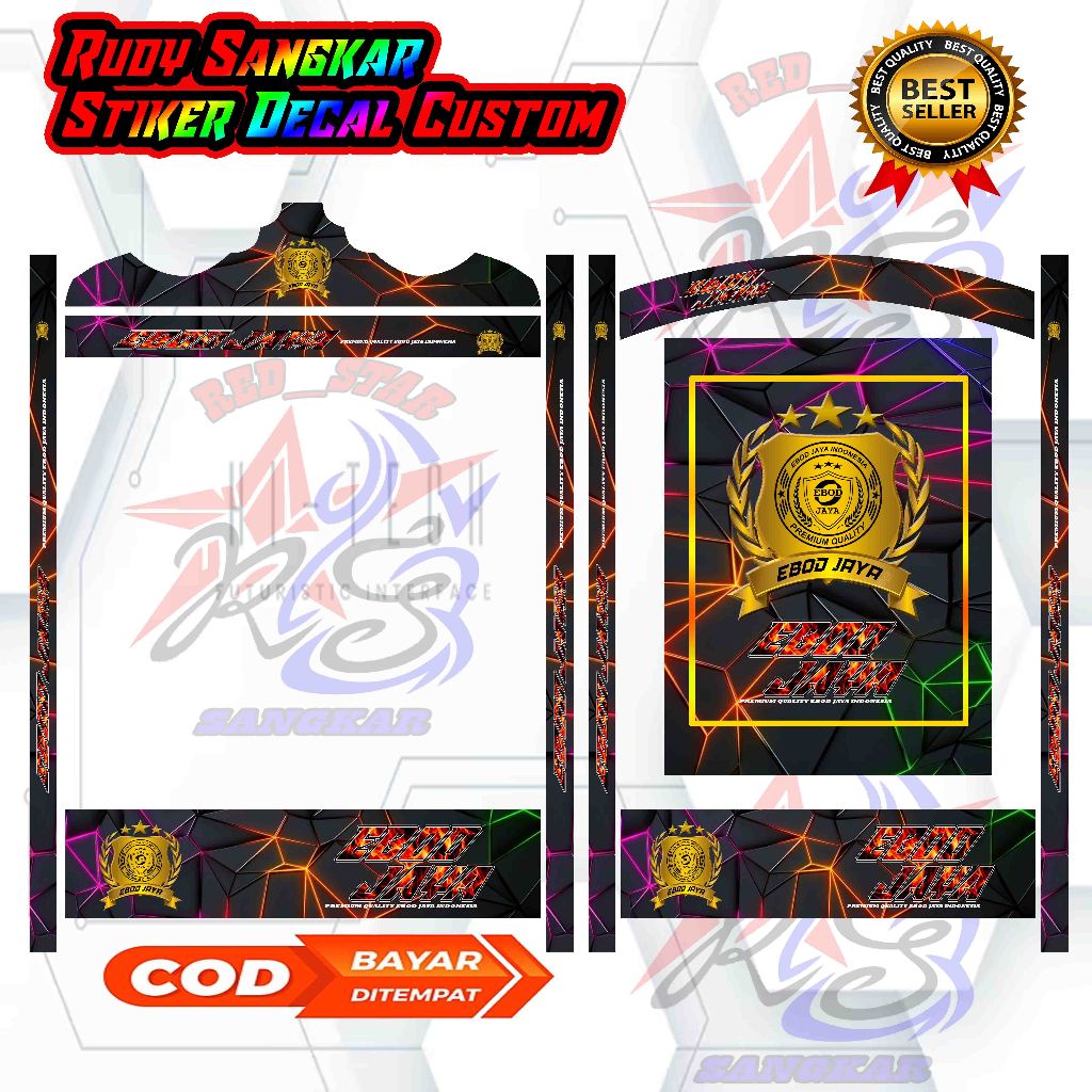 EBOD JAYA STIKER DECAL SANGKAR BURUNG EBOD JAYA DIAMON