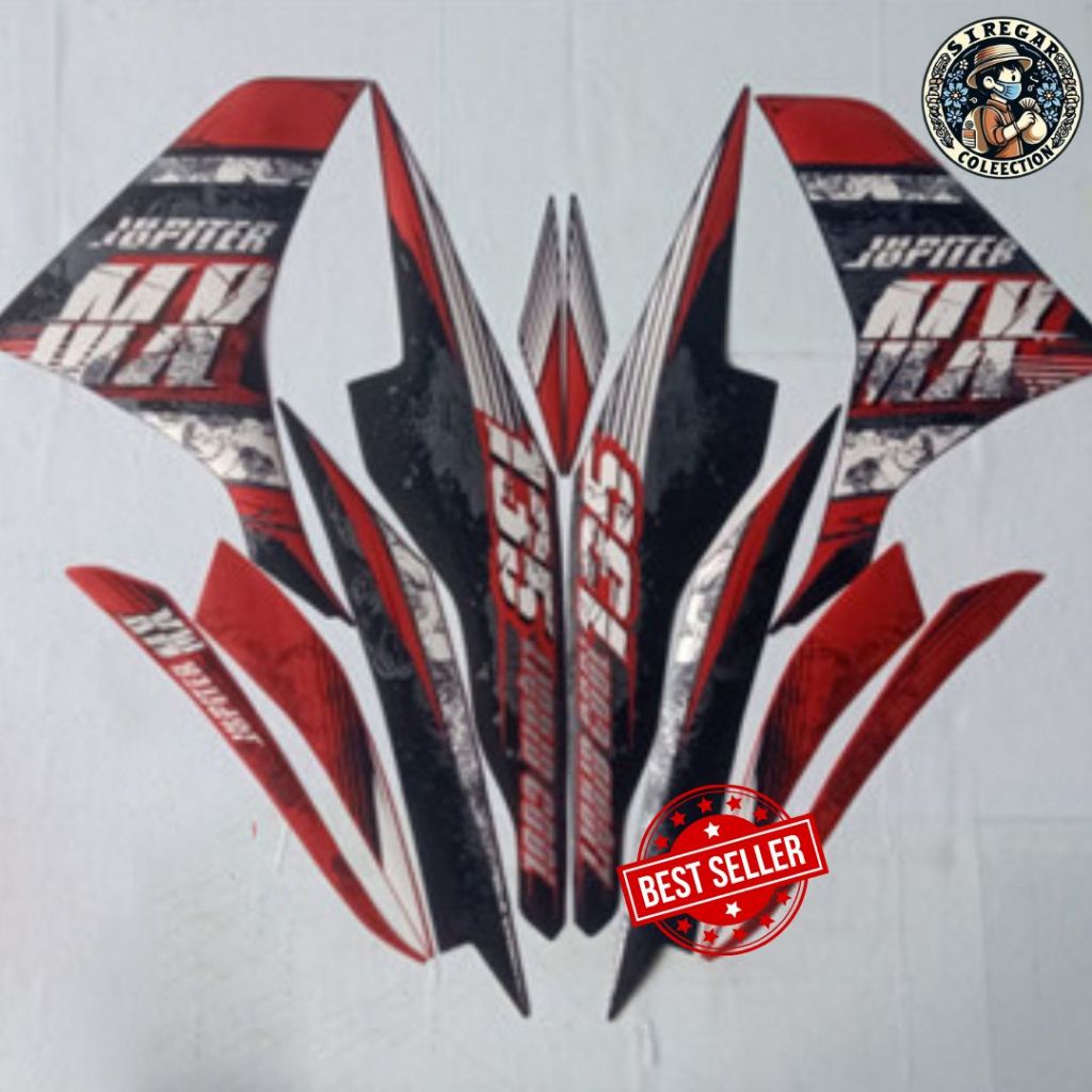 Stiker Striping Motor Yamaha Jupiter MX 2013 Lis Les Body Jupiter MX 2013 Berkualitas