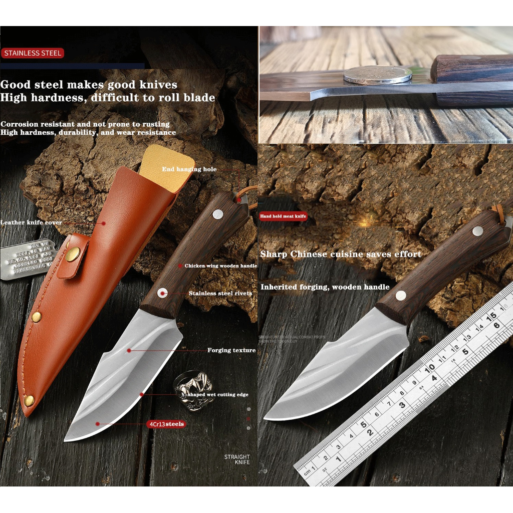 PISAU TULANG PISAU DAGING PISAU KOKI PISAU JEPANG SUPER TAJAM PISAU OUTDOOR pisau camping