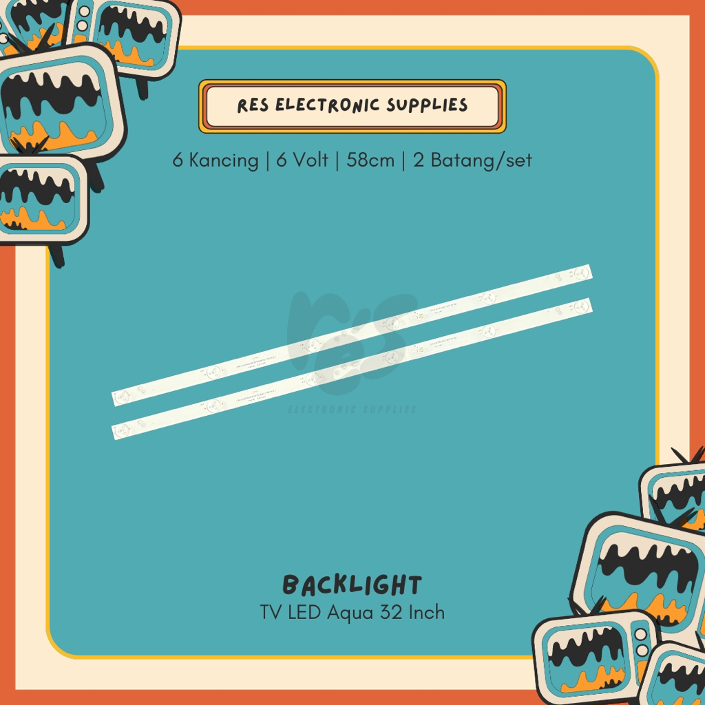 〚RES〛Backlight TV LED/LCD Aqua 31 Inch LE-32AQT1000 LE32AQT1000 32AQT1000