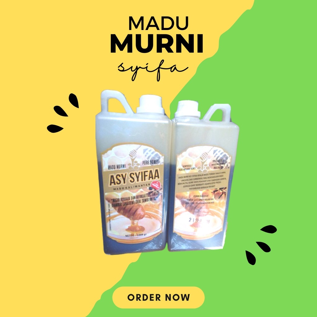 

MADU MURNI PURE HONEY ASY SYIFA 1KG ASLI