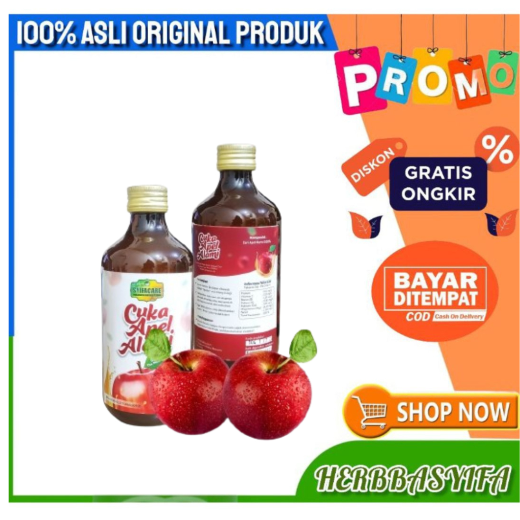 

Cuka Apel Alami Syifacare 330ml Asli Original