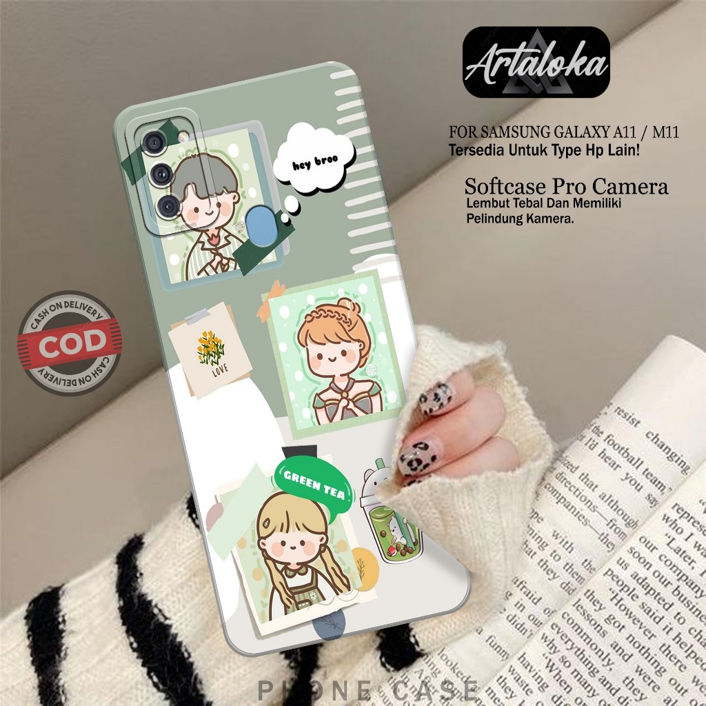 Softcase Hp Samsung Galaxy A11/M11 Fashion Case Kartun Case Samsung Galaxy A11/M11 Terbaru Silikon T
