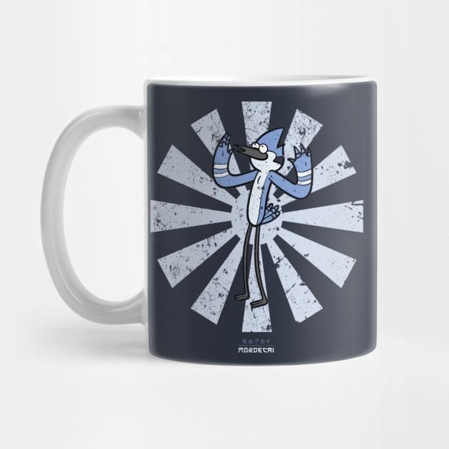 Mug Hadiah | Mug Cangkir Mordecai Retro Japanese Regular Show The Regular