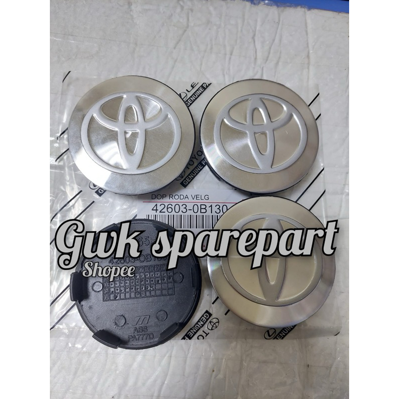 Dop tutup roda velg 1set (4pcs) Toyota Kijang Kapsul Efi Ori