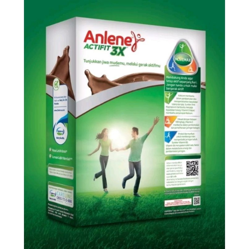 

Susu Anlene Actifit 3X Original, Coklat 580g & 230g - Nutrisi Tinggi Kalsium Untuk Tulang, Sendi
