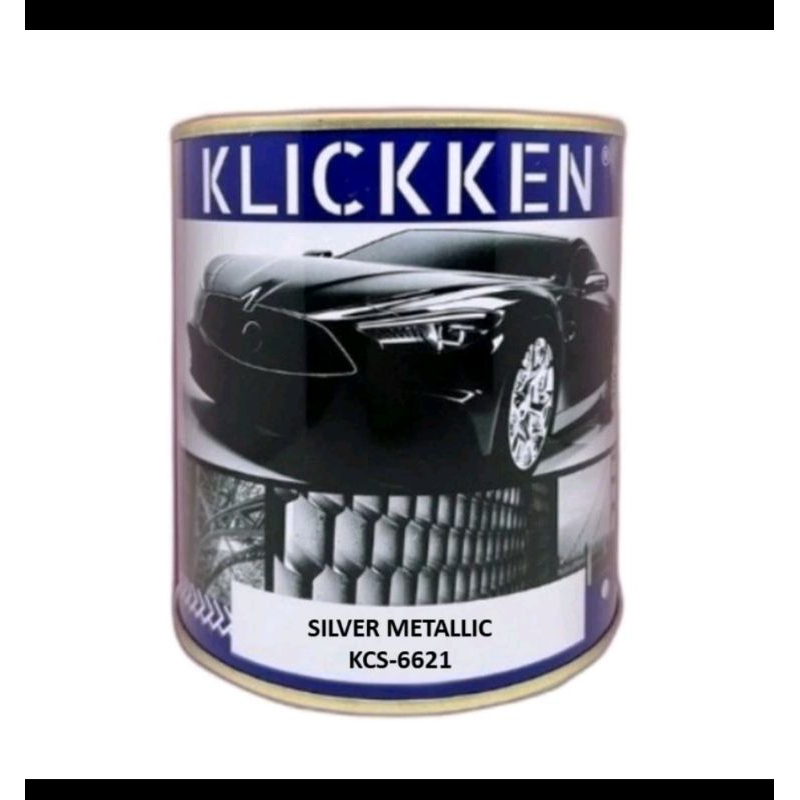 CAT SILVER METALLIC KLICKKEN CAT MOTOR MOBIL KLIKKEN SILVER Metalik 1KG