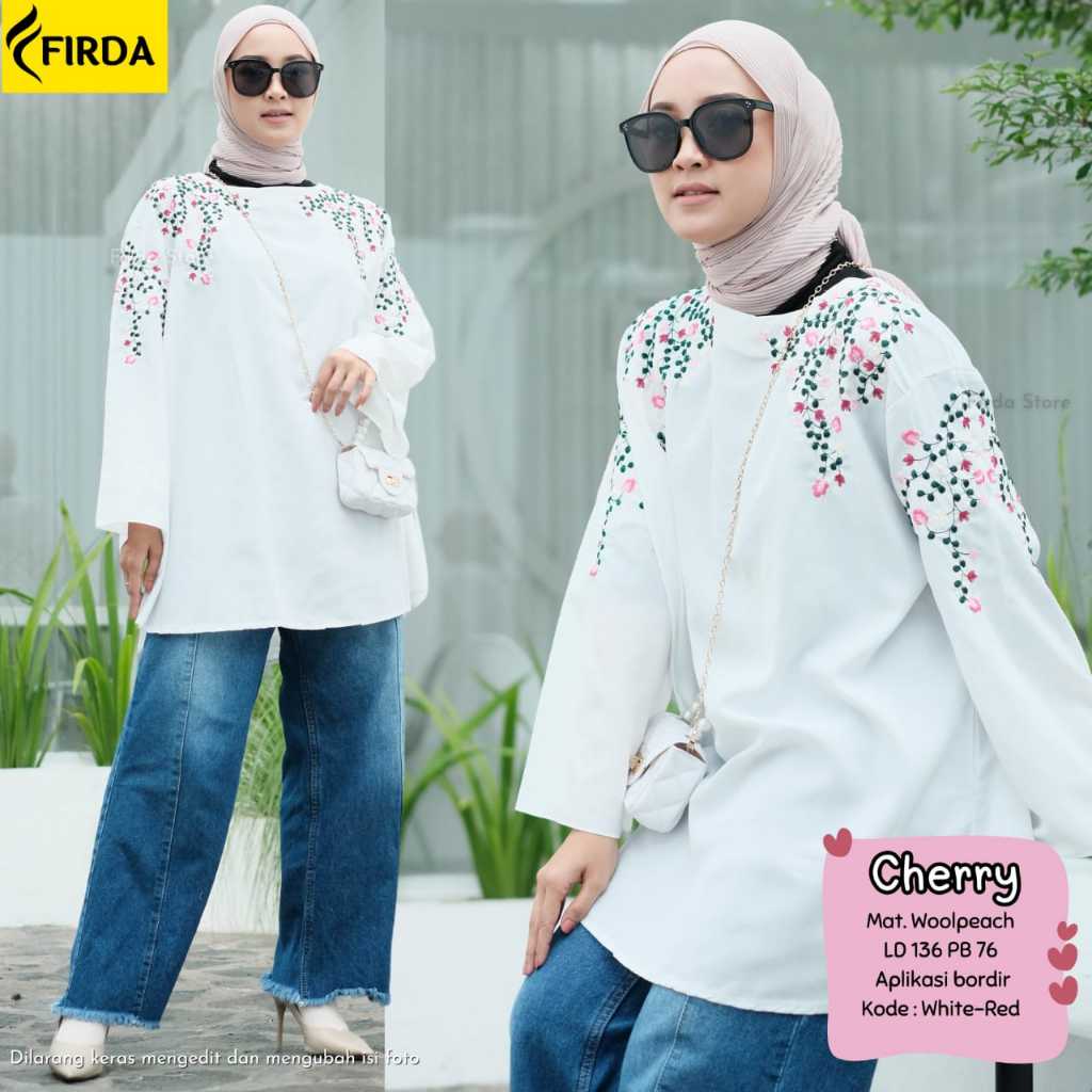 TUNIK JUMBO WANITA SIZE XXXL MOTIF BORDIR TERBARU PAKAIAN WANITA BAJU ATASAN LENGAN PANJANG KEKINIAN