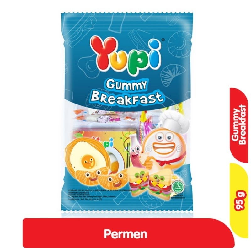 

Yupi Permen Gummy Breakfast isi 95 gram