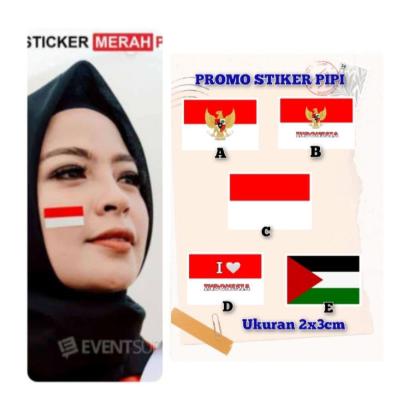 

Stiker pipi merah putih Agustusan