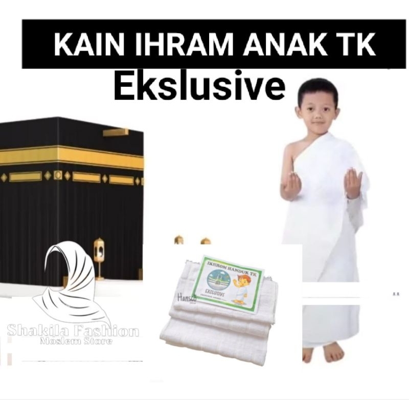 Kain Ihram Anak Laki-laki//Pakaian Ihram Anak TK //Kain Ihram Manasik Haji Anak TK.
