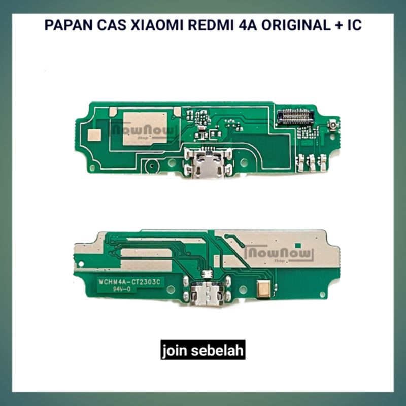 PAPAN KONEKTOR CAS XIAOMI REDMI 4A ORIGINAL PLUS IC PCB FLEXIBLE CHARGER REDMI 4A ORI