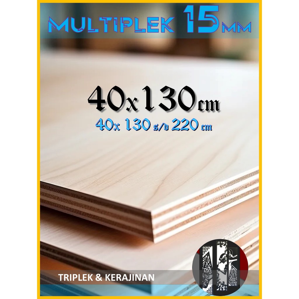 Multiplek | Triplek 15mm 40 x (130 s/d 220 cm) || Triplek | Multiplek 15 mm