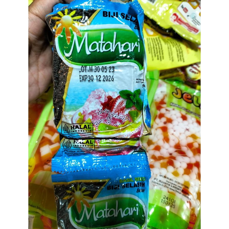 

biji selasih cap matahari isi 10