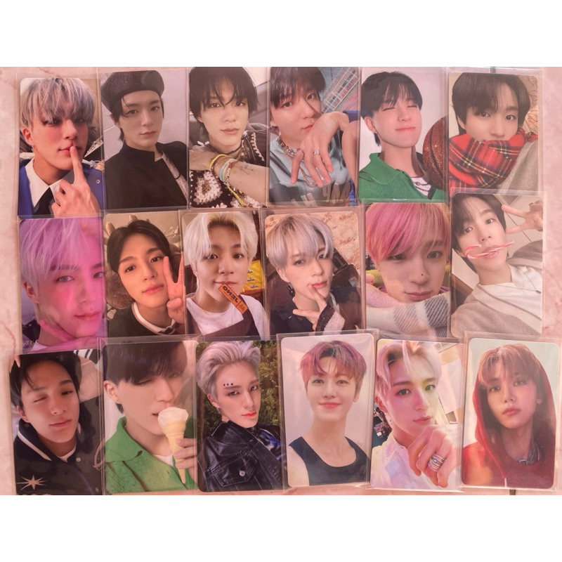 PHOTOCARD AAB NCT DREAM JENO ALUCARD JENO SUMPIT JAEMIN CONSTRUCT JENO JAEMIN SELIMUT PINK CHRISTMAS