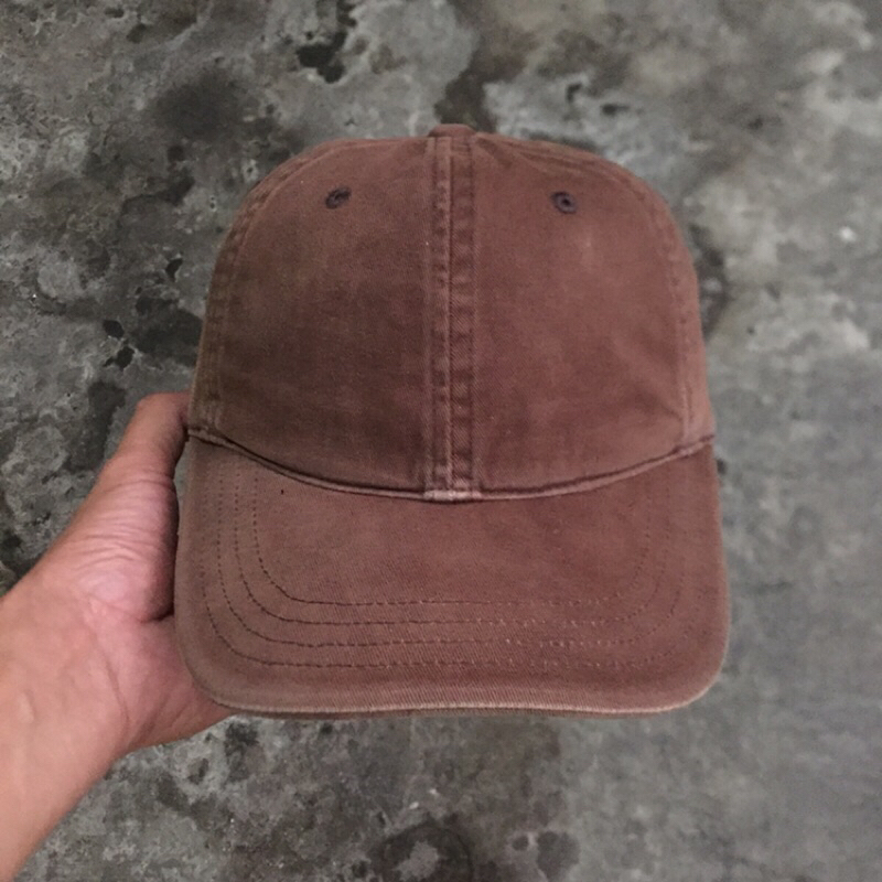 Topi Bekas Second GAP Brown Blank