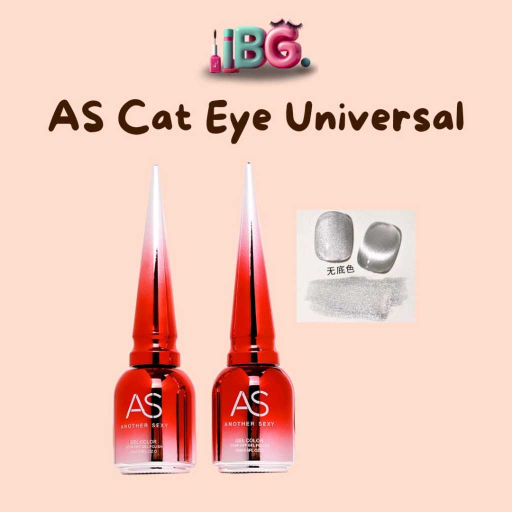 Kutek AS Cat Eye Universal JSM - X Nail Gel Polish 15ml / Cat Eye Super Shine 9D /Kutek Cat eye Universal / Cat Eye Silver / Kutek Cat Eye Another Sexy
