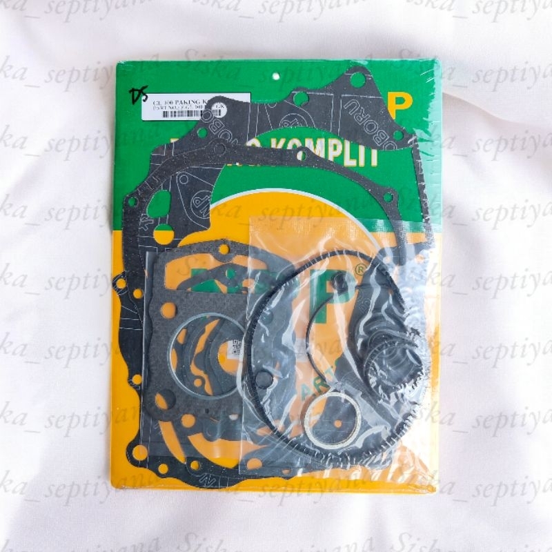 Paking Packing Gasket Kit FullSet Full Set Honda GL 100 GL100 NPP