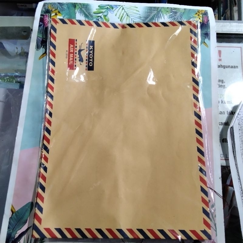 

amplop coklat lamaran garis