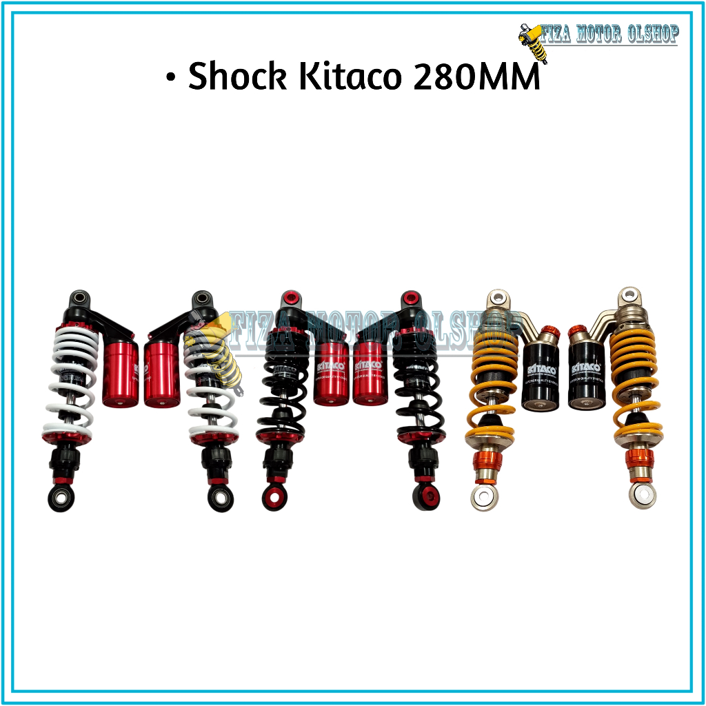 Shockbreaker DBS Shock Tabung Bebek Shock Tabung Kitaco 280mm Belakang Vega R Lama New Jupiter F1ZR