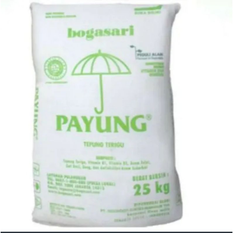 

Tepung Terigu Cap Payung 1 Sak (25kg)