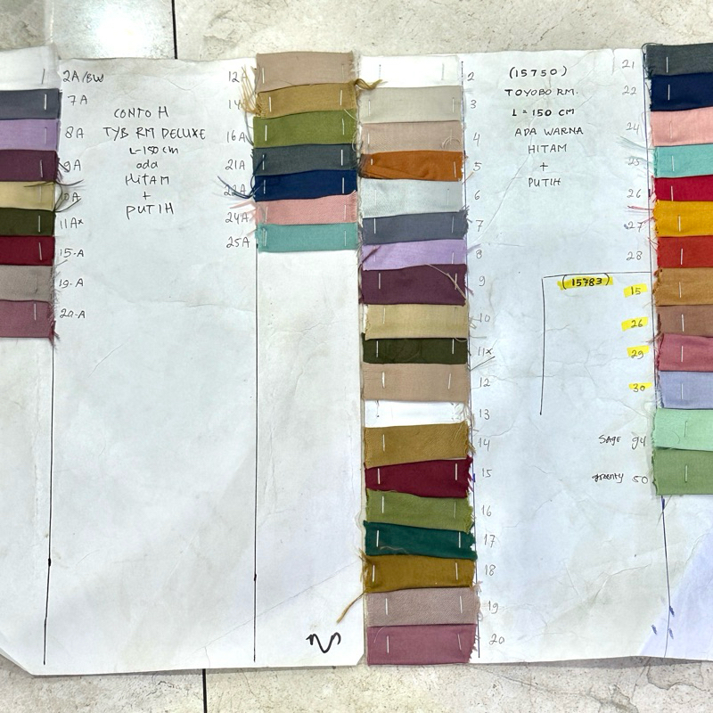 OBRAL KAIN TOYOBO BOX 17 / KAIN KATUN JEPANG BAHAN KATUN HALUS KAIN KEMEJA / KATUN JEPANG / KAIN BUA
