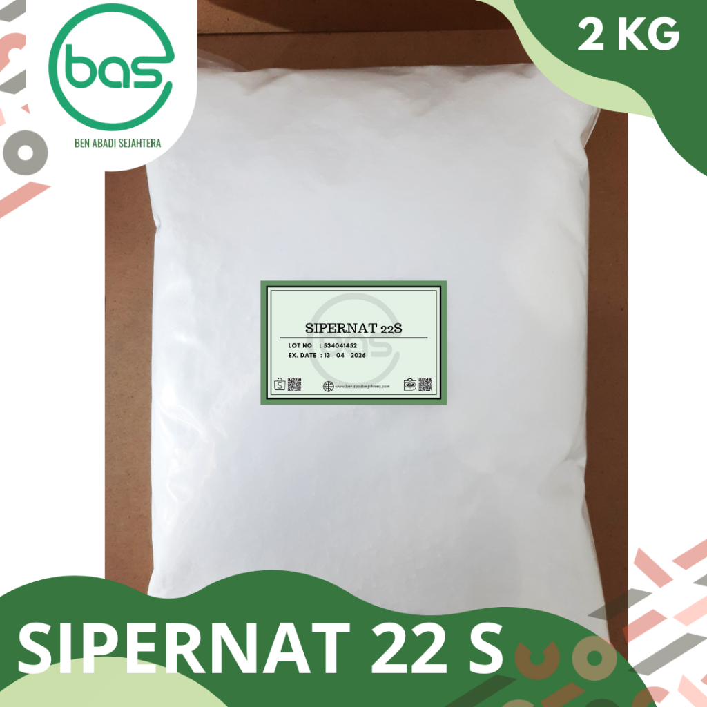 

2 KG ANTI CAKING / ANTI KEMPAL / ANTI GUMPAL / SILICONE DIOXIDE /FOODGRADE / SIPERNAT 22 S