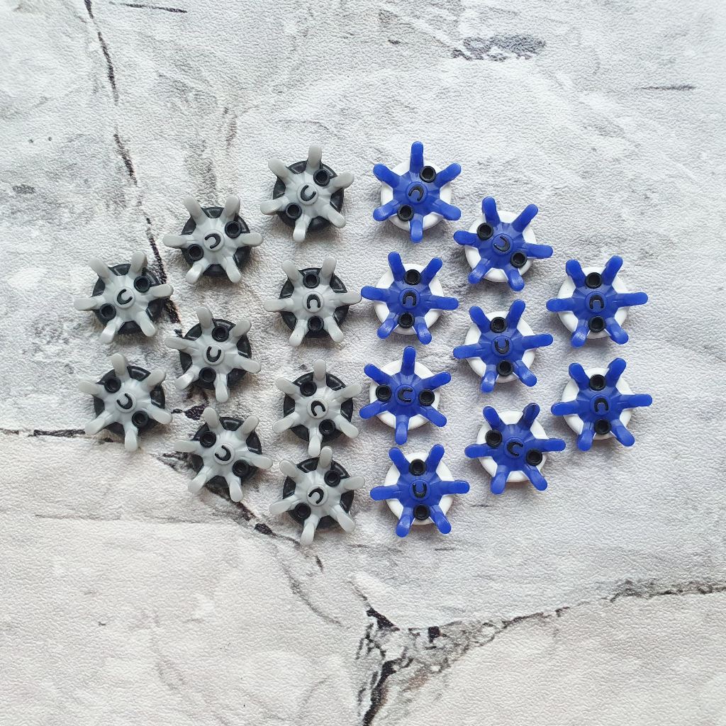 Spike Golf Shoes - Spike Sepatu Golf Champ 14 Pcs - Golf Spikes Quick Rotating Spikes Paku Putar Cep