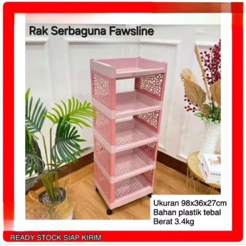 RAK SERBAGUNA 4 DAN 5 SUSUN | RAK SERBAGUNA FAWSLINE | RAK DAPUR