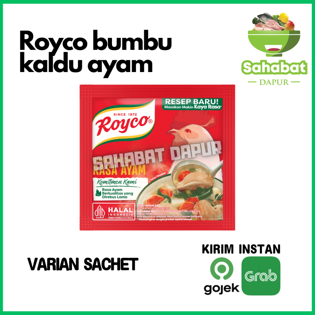 

Royco Bumbu Kaldu Ayam - Sachet Kecil