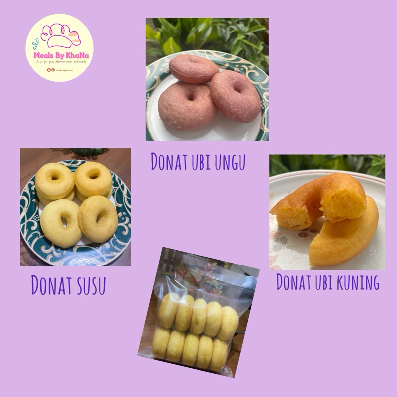 

DONAT FROZEN Homemade | DONAT SUSU | DONAT UBI UNGU | DONAT UBI KUNING