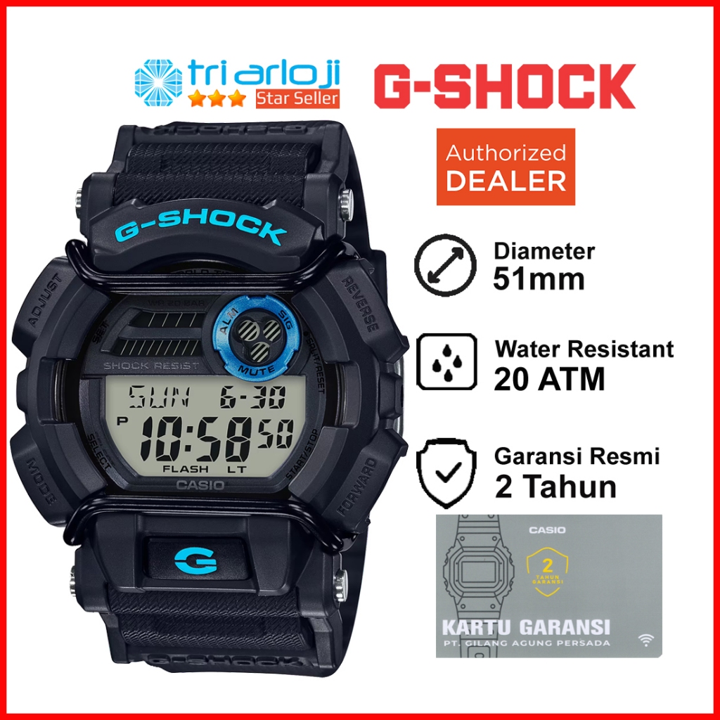Casio G-Shock GD-400-1B2DR Jam Tangan Pria Digital GD400 GSHOCK GD-400-1B2 GD-400-1 GD-400 GD400