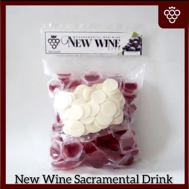 

Anggur Perjamuan Kudus Lite Cup + Hosti ~ Isi 100