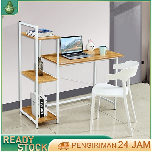 Rak Meja Komputer / Meja Komputer /Meja Komputer Serbaguna/Meja Belajar/Meja Belajar Dengan Rak Buku
