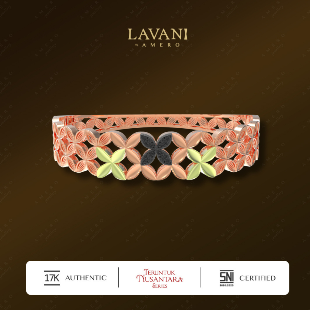 Lavani Teruntuk Nusantara Andrawina Gelang Emas 17K